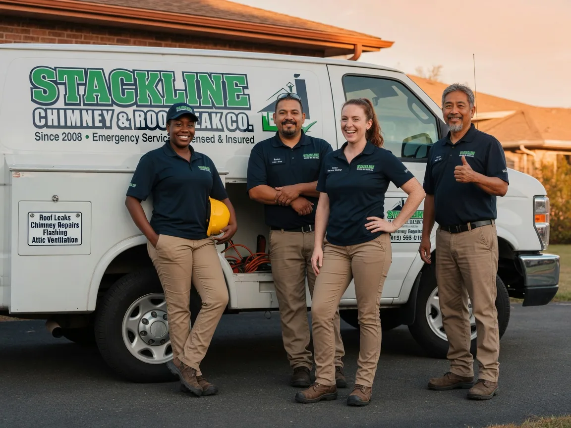 Chimney flashing repair company in Carbondale, KS